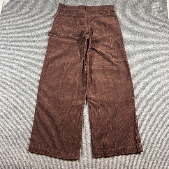 Vintage No Boundaries Pants Men's 32x31 Brown Corduroy Carpenter Wide Leg Skater - Picture 2 of 7